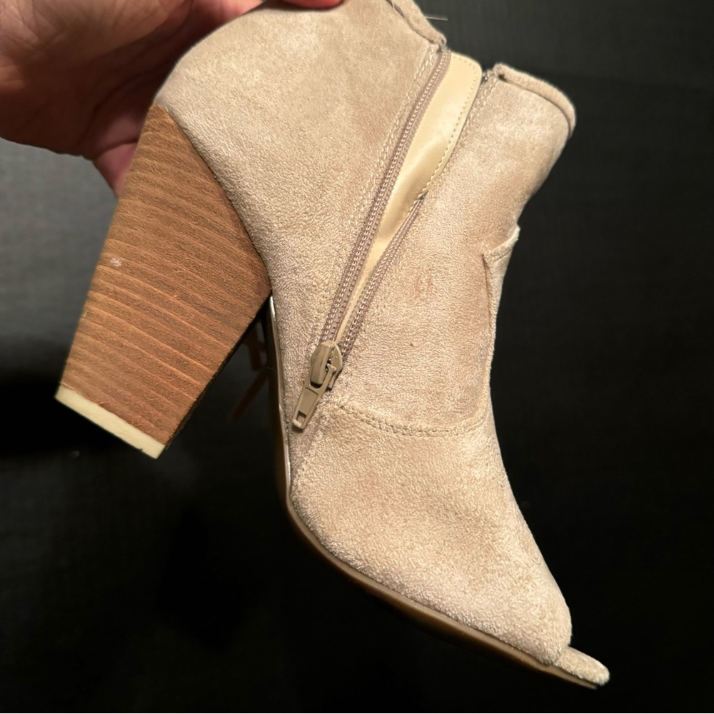 Coconuts By Matisse Open Toe Fringed Bootie, Neve… - image 2